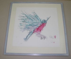 Limed and painted frames for Tjili&#039;s art